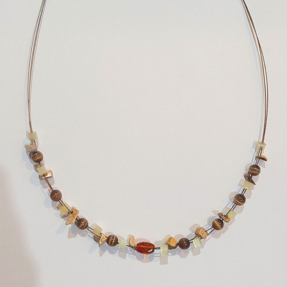 Lia Sophia Butterscotch Necklace 16-19"